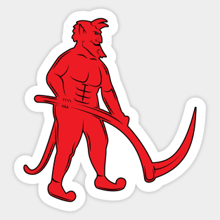 The Devil will get you Sticker